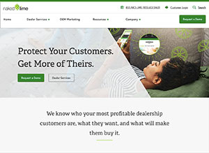 A screenshot of the Naked Lime Marketing homepage.